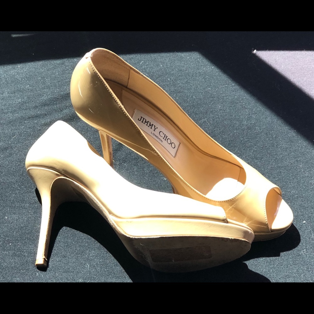 Jimmy Choo pumps.